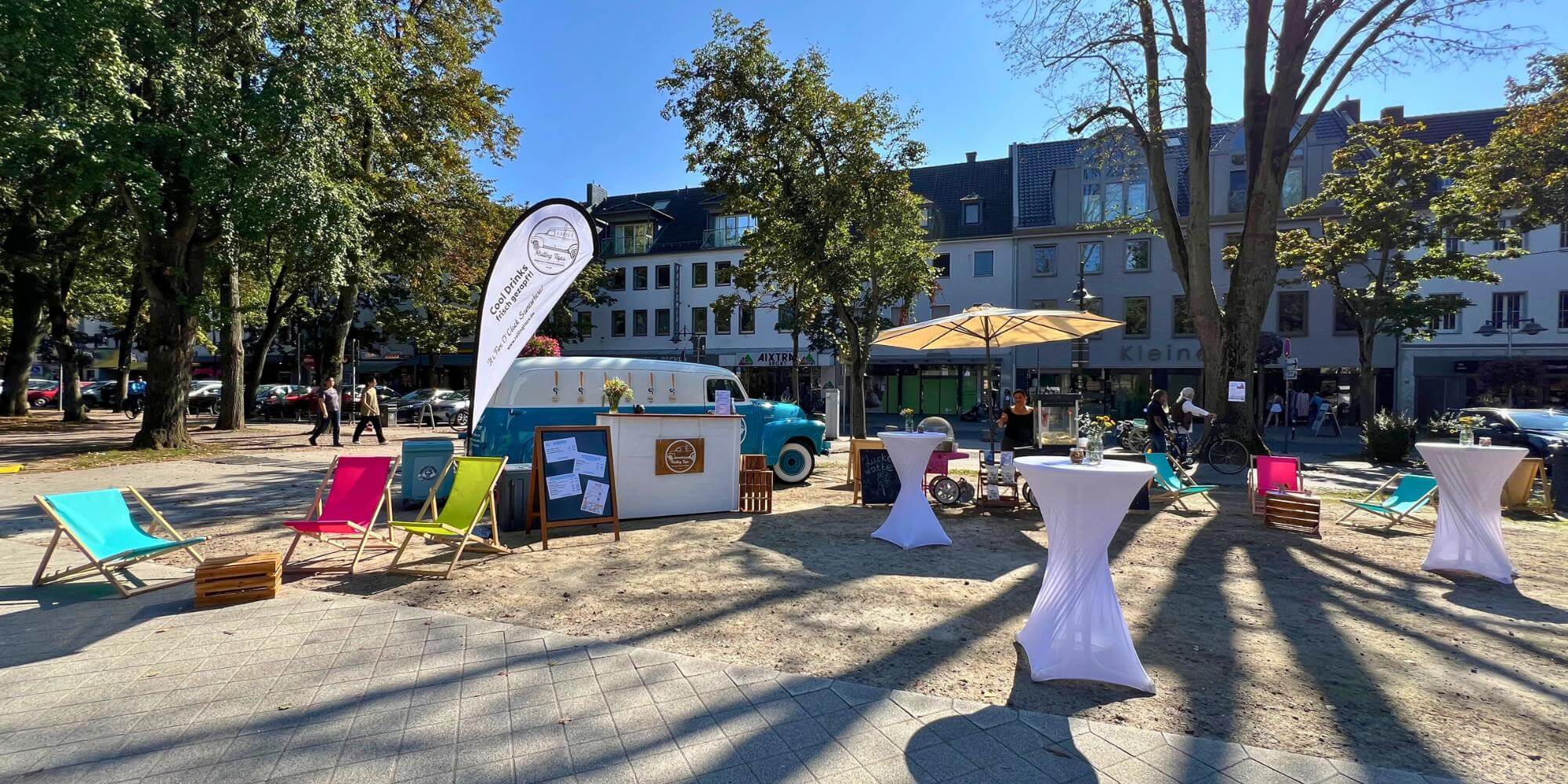 Bierwagen und Cocktailbar mobil für Veranstaltungen, Streetfood Festivals und städtische Veranstaltungen - Rolling Taps